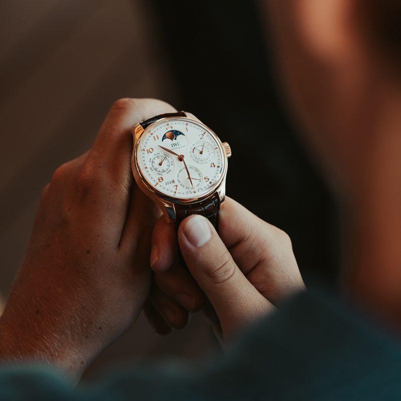 Reloj Portugesier Calendario Perpetuo